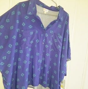 LuLa Roe 3XL new with tags womens blouse